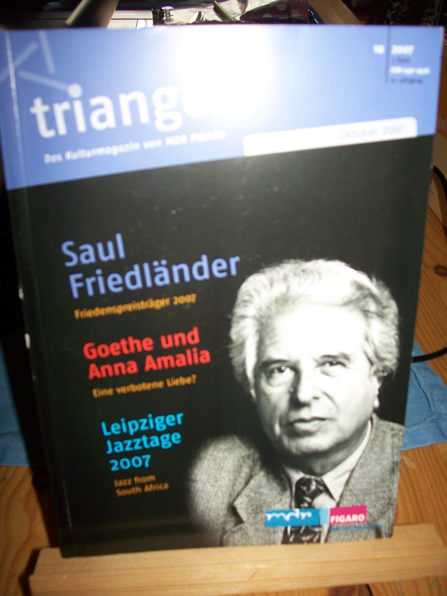 Artikelbild 1 des Artikels “Triangel, 10/2007, Saul Friedländer “