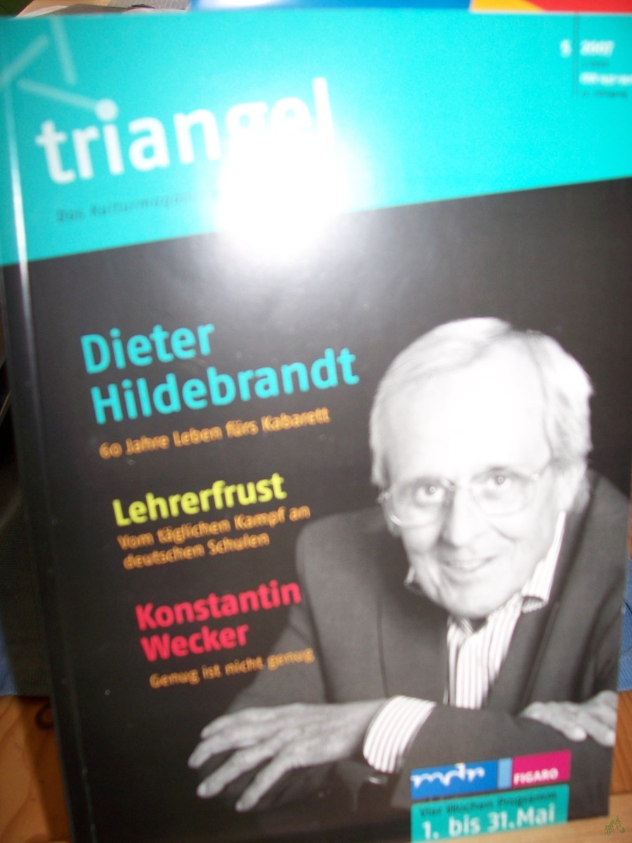 Product image 1 of the product “Triangel 5/2007, Dieter Hildebrandt ”
