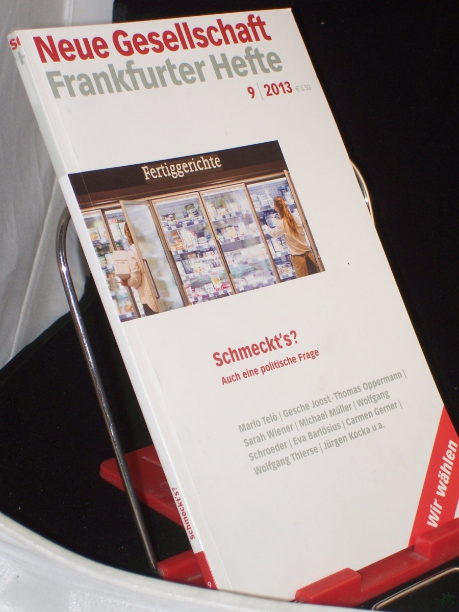 Artikelbild 1 des Artikels “9/2013, Schmeckts? “