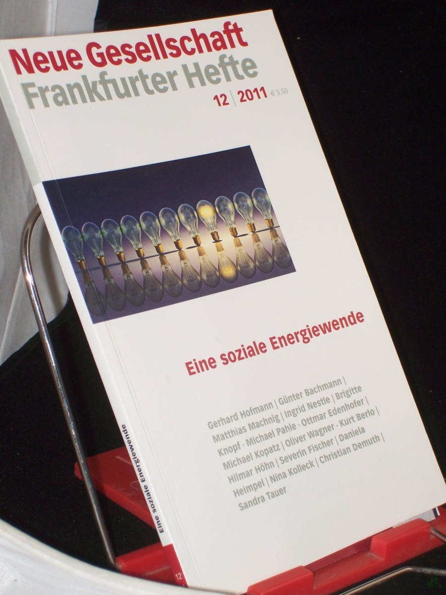 Product image 1 of the product “12/2011, Eine soziale Energiewende ”