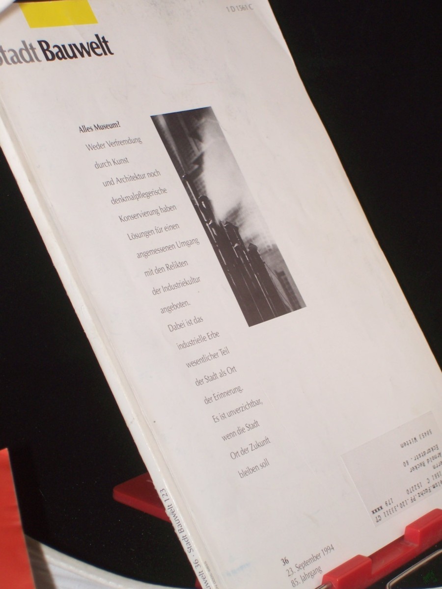 Product image 1 of the product “36/1994, Alles Museum? ”