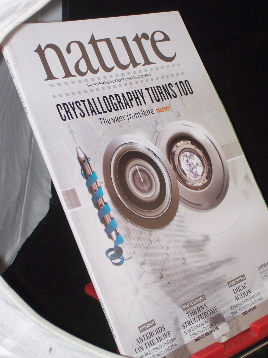 Artikelbild 1 des Artikels “Vol 505, No. 7485, Crystallography turns 100 “