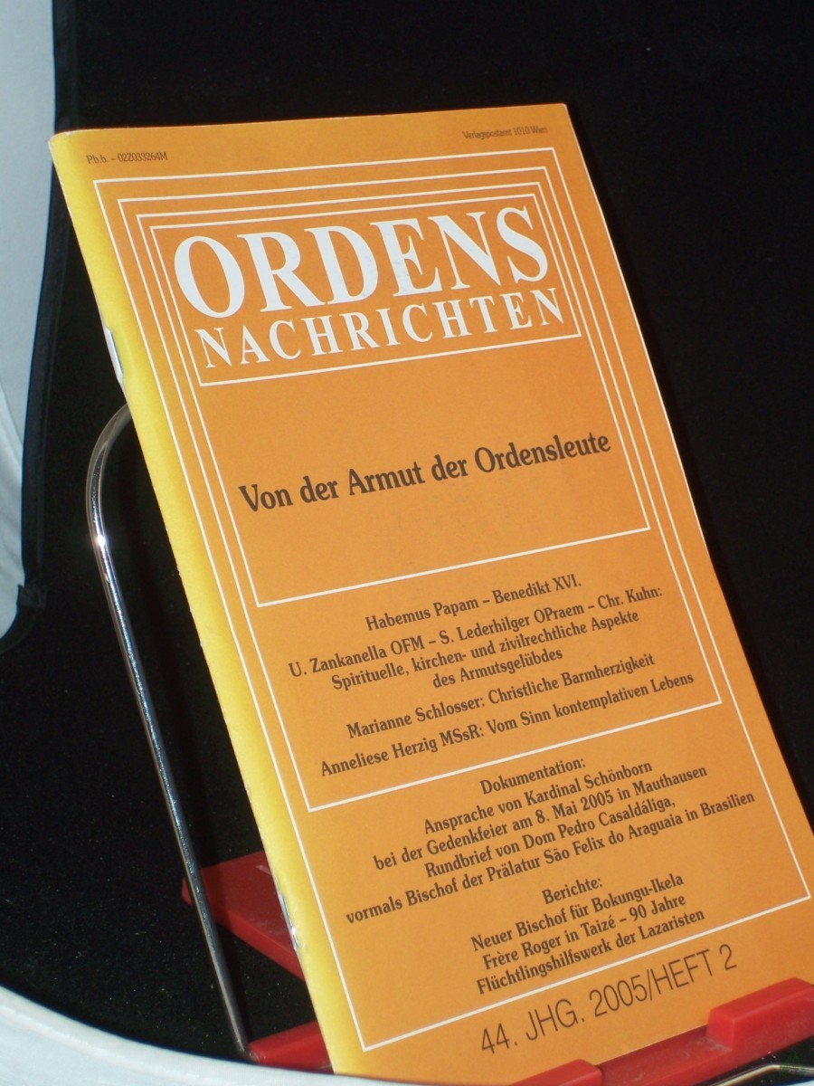 Product image 1 of the product “Von der Armut der Ordensleute, Heft 2/2005 ”