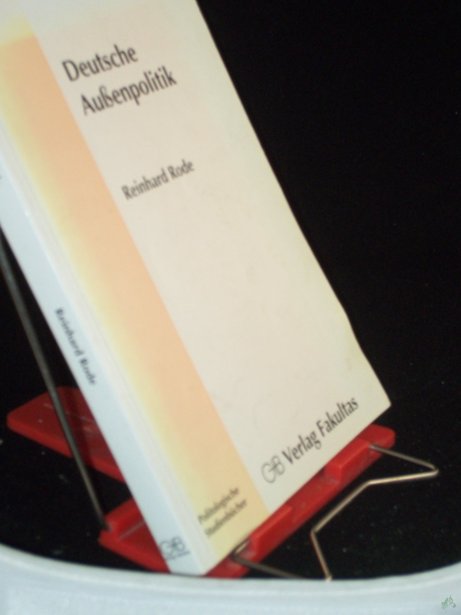 Artikelbild 1 des Artikels “Deutsche Außenpolitik / Reinhard Rode “