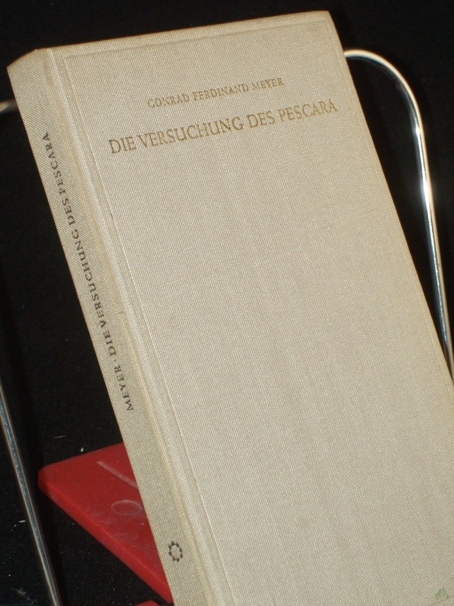 Artikelbild 1 des Artikels “Die Versuchung des Pescara : Novelle / Conrad Ferdinand Meyer. Zeichnungen: Karl Eckle “