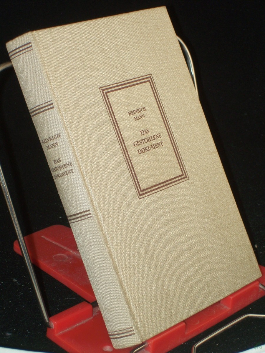 Product image 1 of the product “Das gestohlene Dokument und andere Novellen / Heinrich Mann ”
