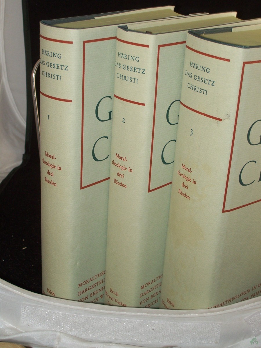 Product image 1 of the product “Das Gesetz Christi : Moraltheologie. Dargest. f. Priester u. Laien / Bernhard Häring ”