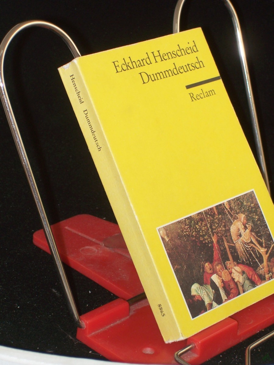 Artikelbild 1 des Artikels “Dummdeutsch : ein Wörterbuch / Eckhard Henscheid. Unter Mitw. von Carl Lierow und Elsemarie Maletzke “