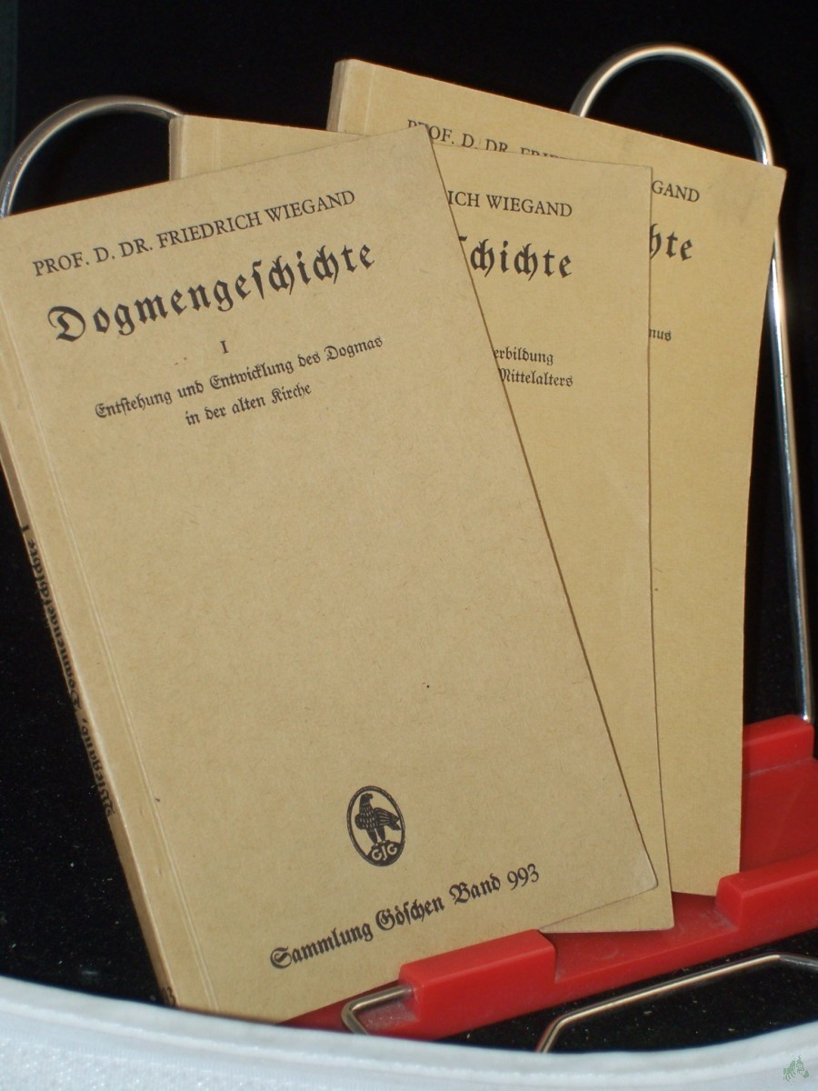 Artikelbild 1 des Artikels “Dogmengeschichte / Friedrich Wiegand Mehrteiliges Werk “