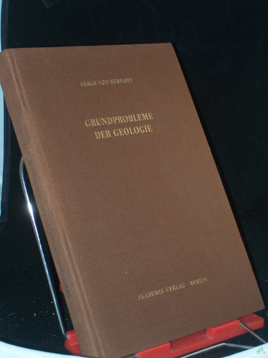 Artikelbild 1 des Artikels “Grundprobleme der Geologie / Serge von Bubnoff “
