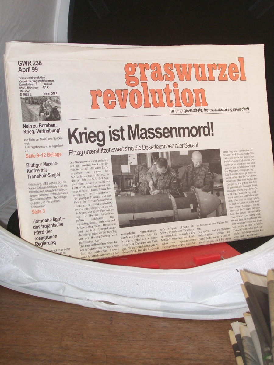 Artikelbild 1 des Artikels “4/1999, Krieg ist Massenmord “