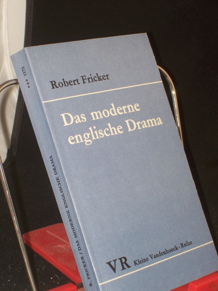Product image 1 of the product “Das moderne englische Drama / Robert Fricker ”