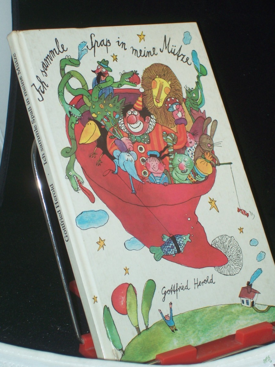 Product image 1 of the product “Ich sammle Spaß in meine Mütze : Gedichte für Kinder / Gottfried Herold. Illustrationen von Petra Wiegandt ”