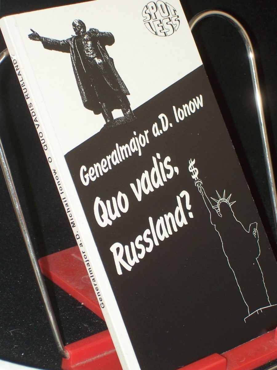 Product image 1 of the product “Quo vadis Rußland? / Michail Ionow. Übers.: Karl Harms ”