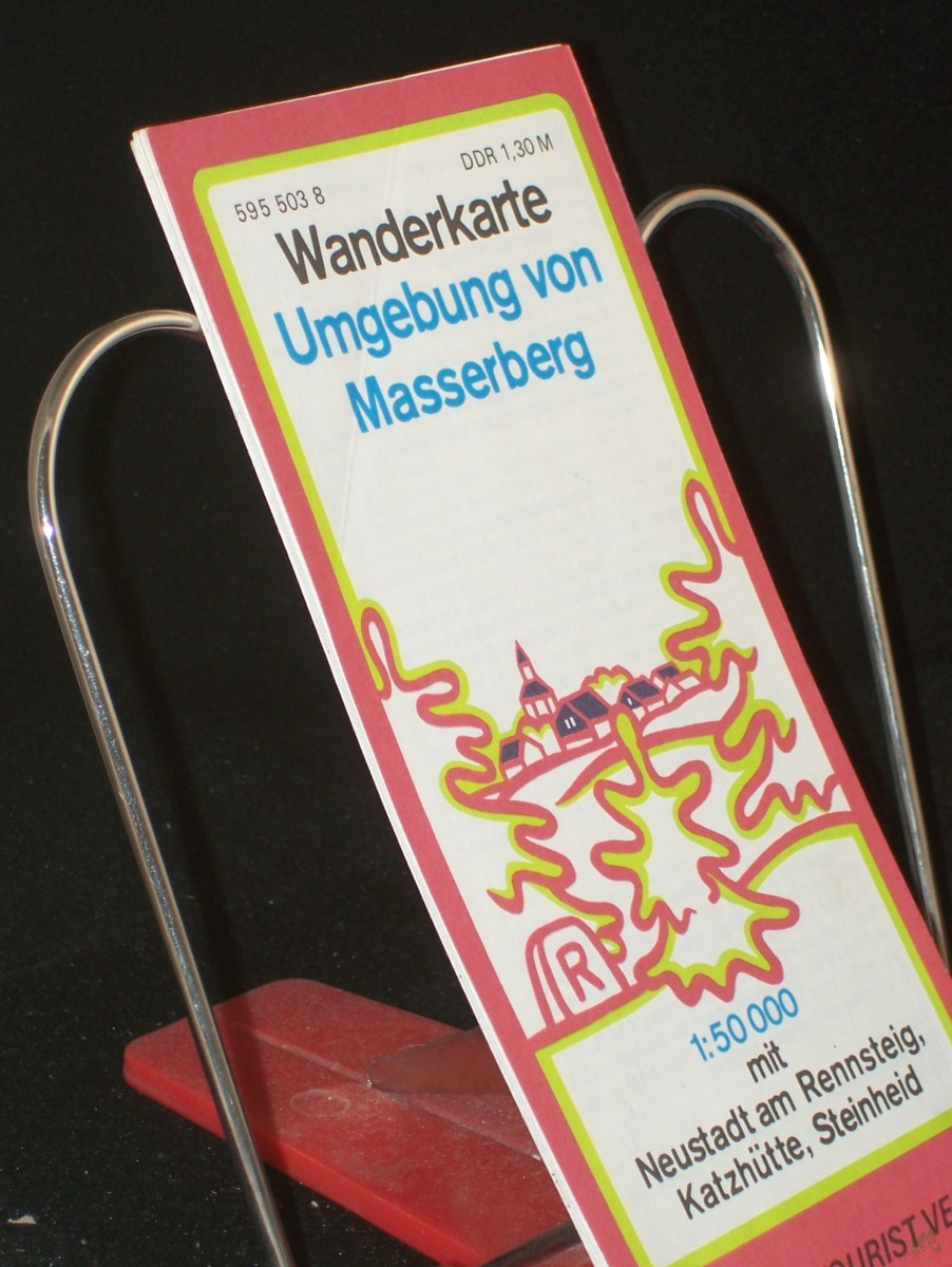 Product image 1 of the product “Umgebung von Masserberg : mit Neustadt am Rennsteig, Katzhütte, Steinheid ; Wanderkt. ; 1 : 50 000 ”