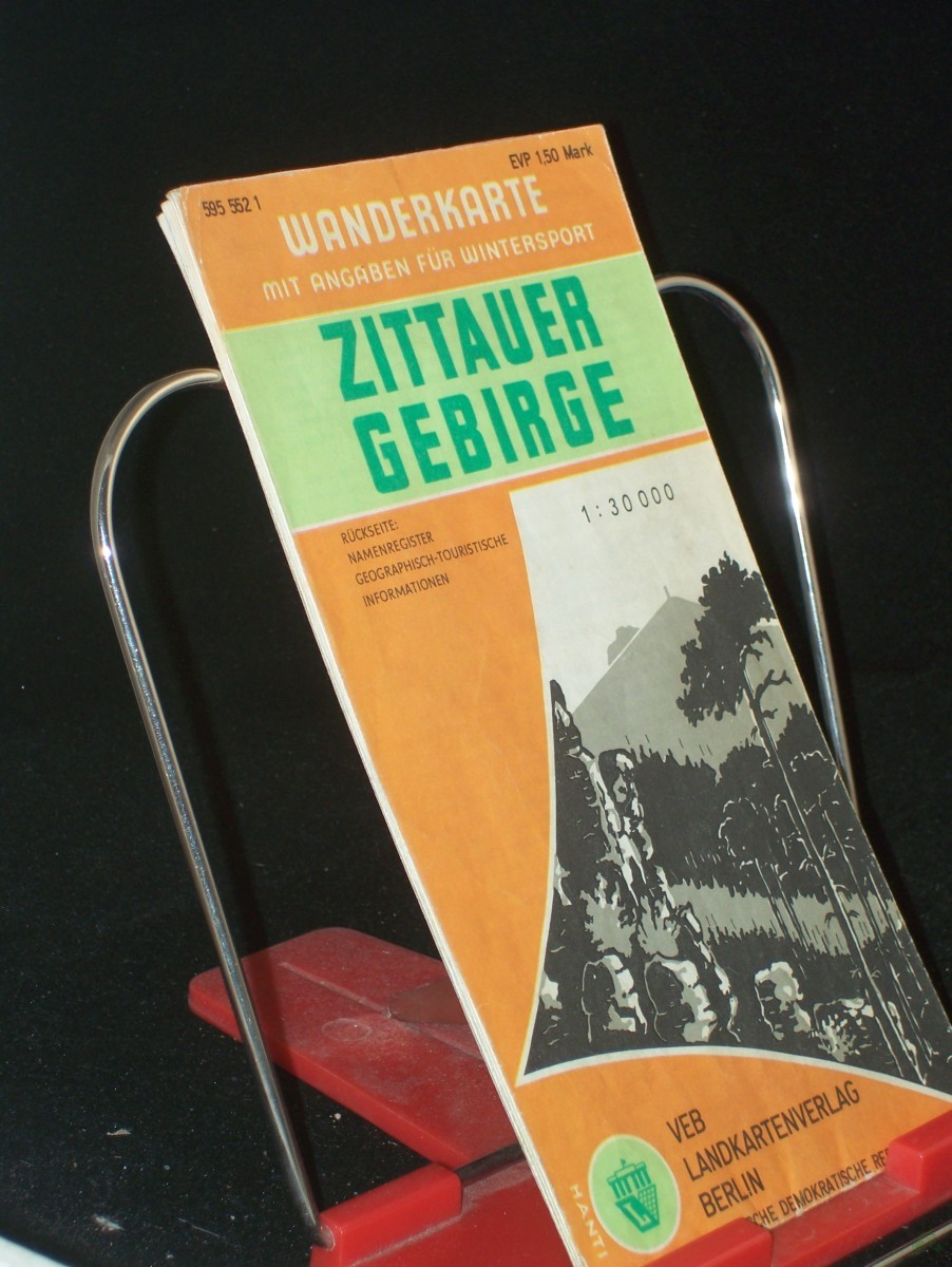 Artikelbild 1 des Artikels “Zittauer Gebirge : Wanderkt. mit Angaben f. Wintersport ; 1 : 30 000 “