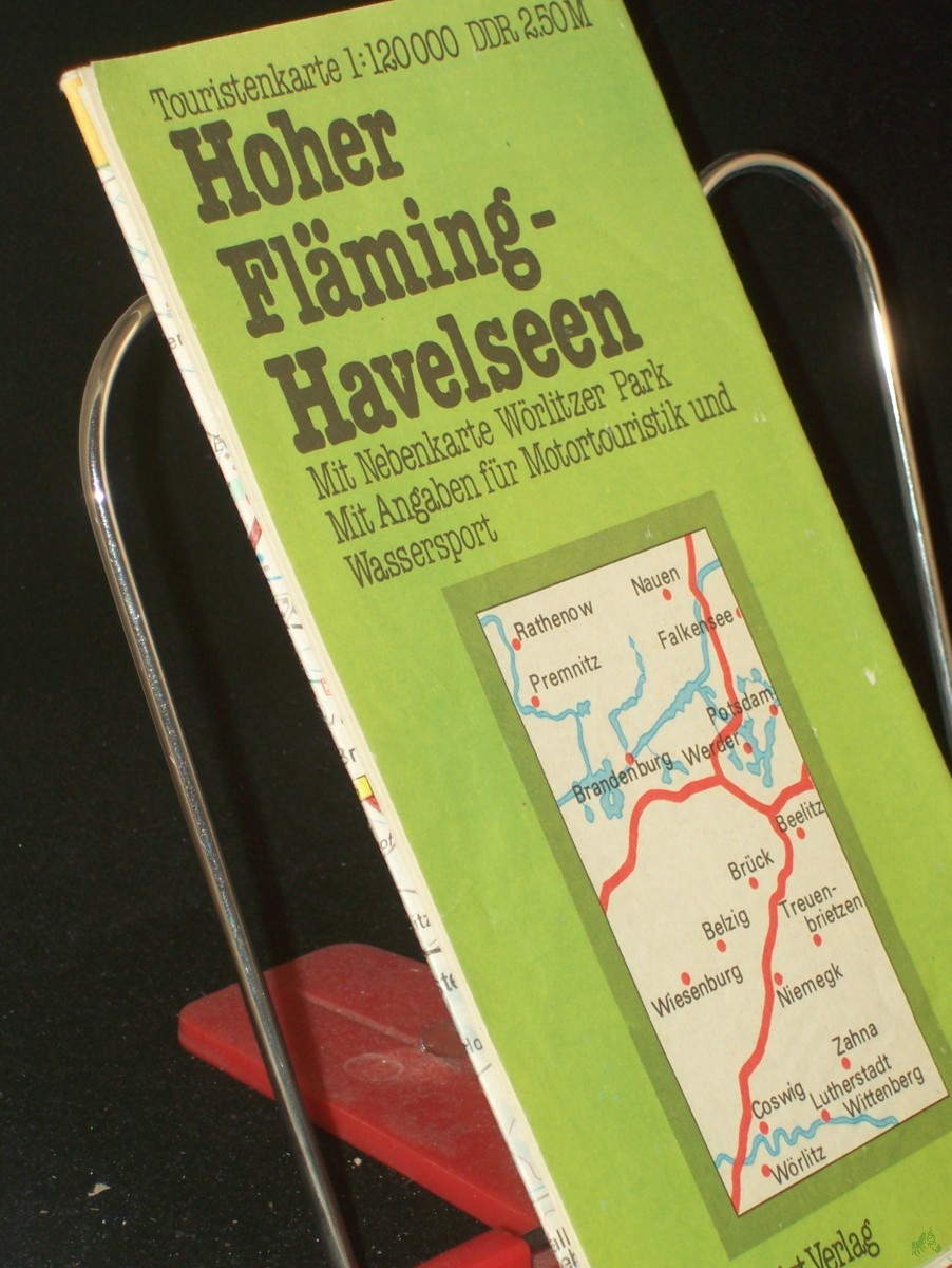 Product image 1 of the product “Hoher Fläming, Havelseen : mit Potsdam, Brandenburg, Rathenow, Lutherstadt Wittenberg u. Nebenkt. Wörlitzer Park ; Touristenkt. ; 1 : 120 000 ”