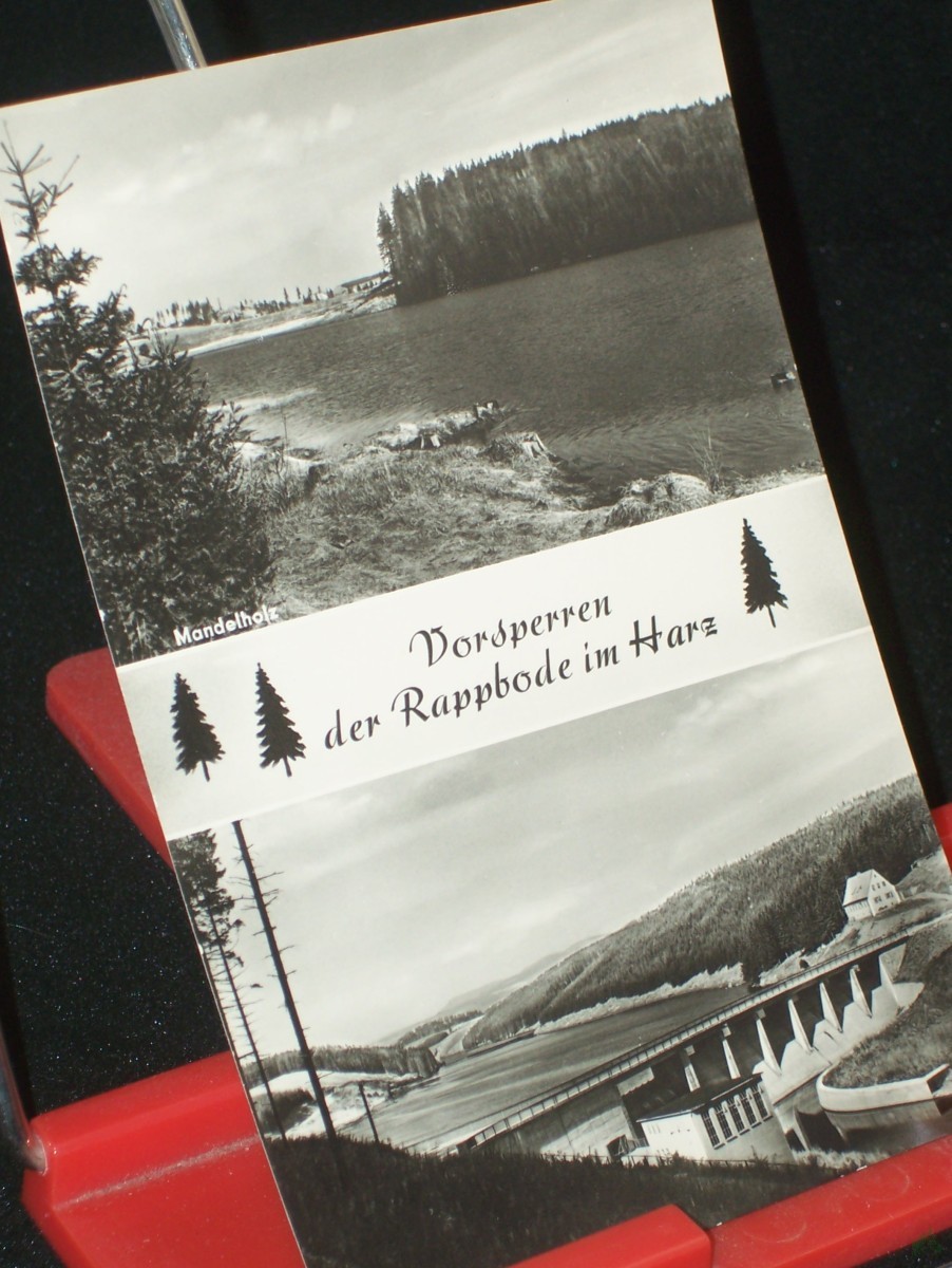 Product image 1 of the product “Vorsperren der Rappbode im Harz, Mandelholz, Königshütte ”