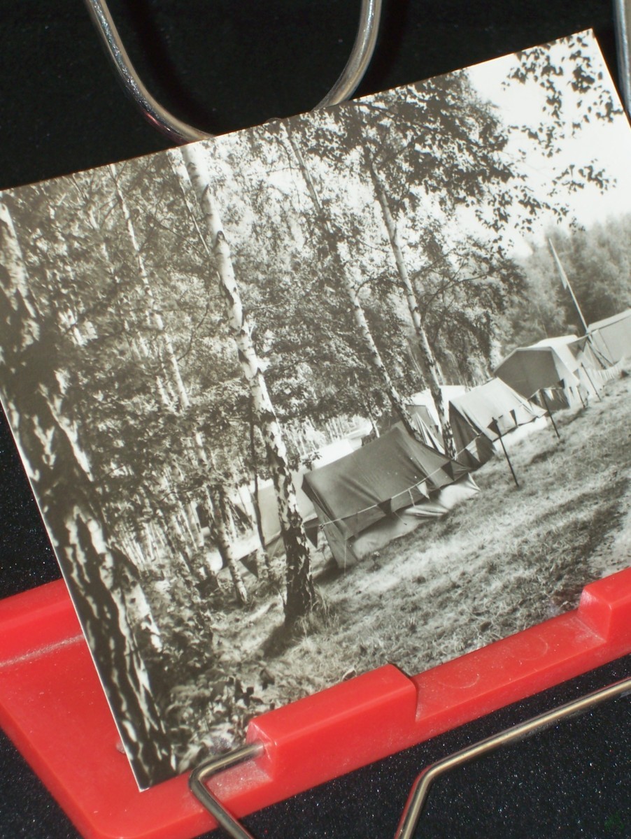 Product image 1 of the product “Lübschützer Teiche bei Machern, Kreis Wurzen, Zeltplatz, Foto Kühn ”