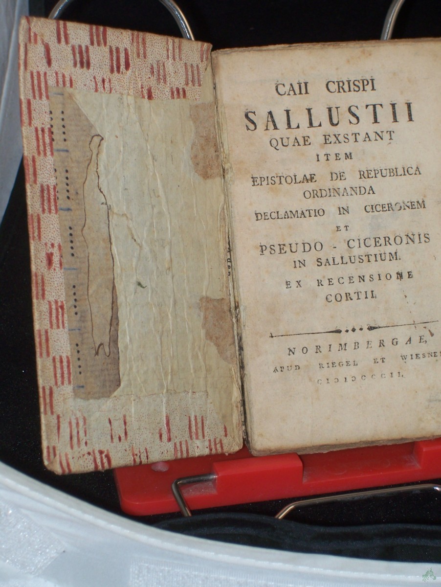 Product image 1 of the product “Caii Crispi Sallustii Quae exstant. Item Epistolae de republica ordinanda, Declamatio in Ciceronem et Pseudo-Ciceronis in Sallustium. Ex recensione Cortii (= Gottlieb Kortte). ”