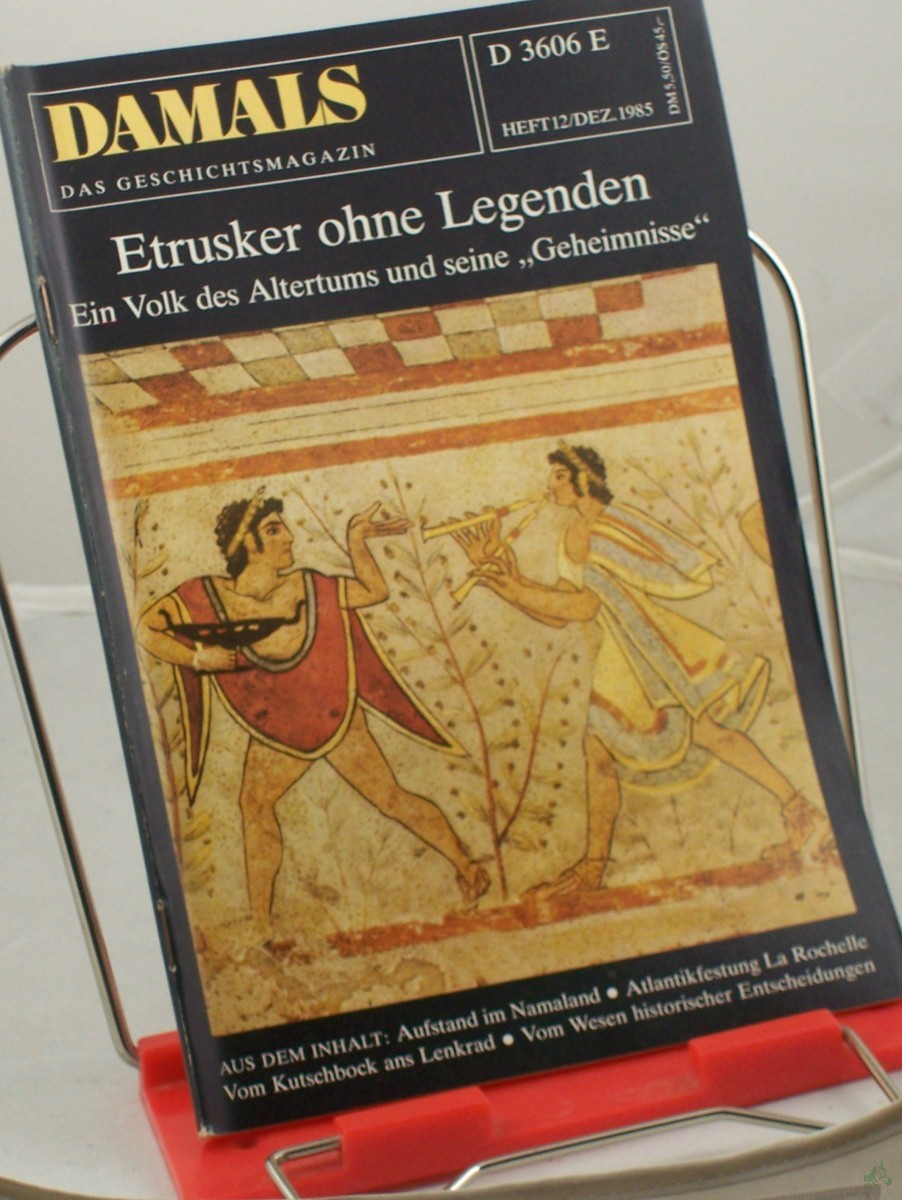 Product image 1 of the product “12/1985, Etrusker ohne Legenden ”