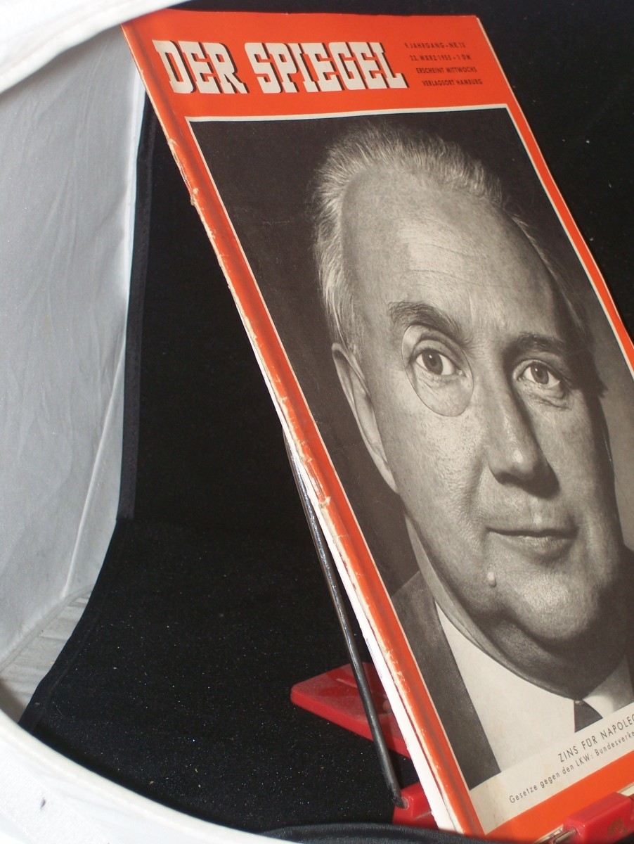 Product image 1 of the product “13/1955, ZINS FÜR NAPOLEONS STRASSEN; GESETZE GEGEN DEN LKW; BUNDESVERKEHRSMINISTER SEEBOHM ”