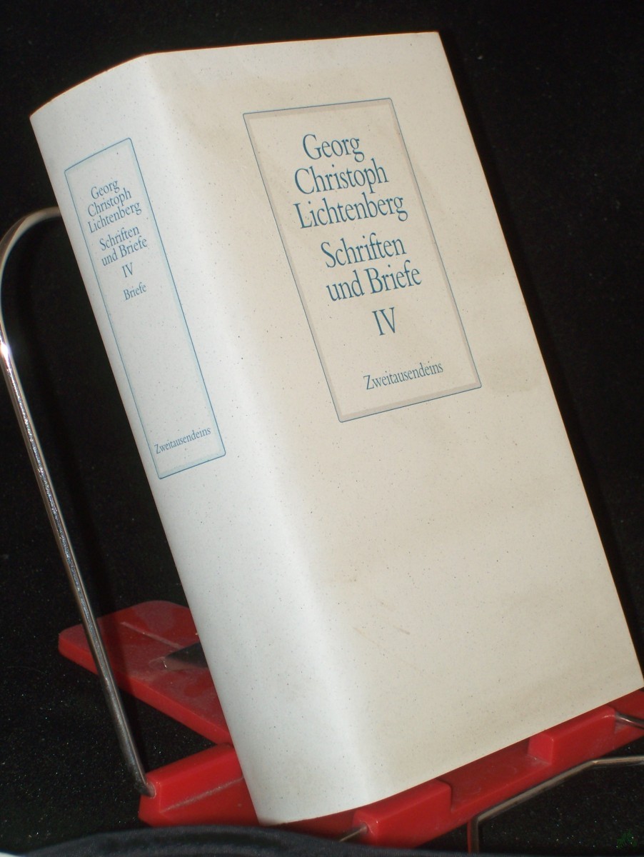 Artikelbild 1 des Artikels “Schriften und Briefe IV, Hrsg. v. Wolfgang Promies “