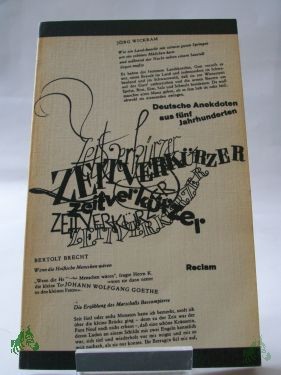 Artikelbild 1 des Artikels “Zeitverkürzer : dt. Anekdoten aus 5 Jh. / ausgew. u. hrsg. von Achim Roscher “