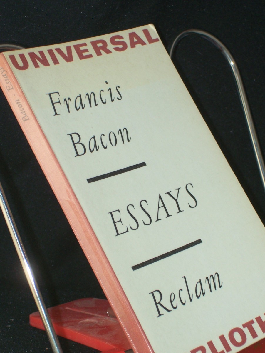 Artikelbild 1 des Artikels “Ausgewählte Essays / Francis Bacon. [Einl. von Gerd Irrlitz. Aus d. Engl. übertr. von Elisabeth Schücking] “