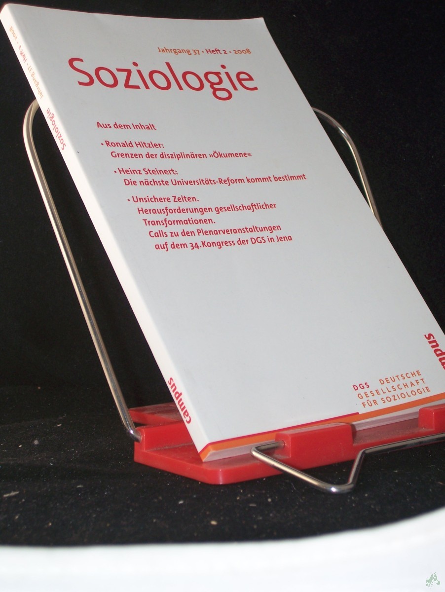 Artikelbild 1 des Artikels “Soziologie Jg. 37 (2008) 2 : Forum der Deutschen Gesellschaft für Soziologie ISSN 0340-918X “