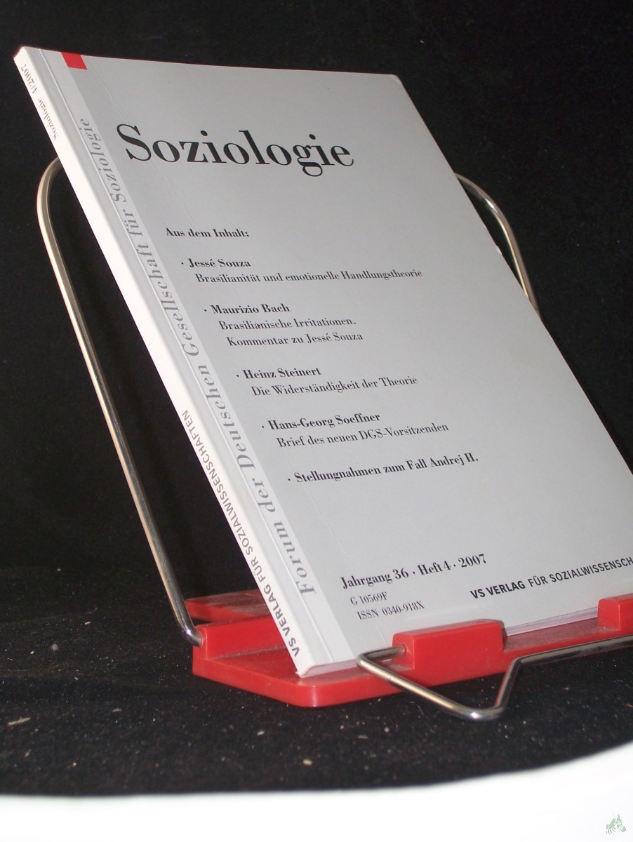 Artikelbild 1 des Artikels “Soziologie Jg. 36 (2007) 4 : Forum der Deutschen Gesellschaft für Soziologie ISSN 0340-918X “