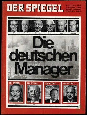 Product image 1 of the product “25/1965, Die deutschen Manager ”