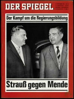 Product image 1 of the product “40/1965, Strauß gegen Mende ”