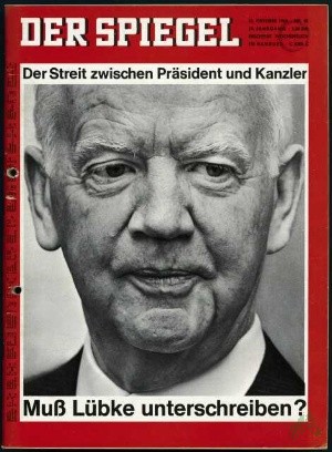 Artikelbild 1 des Artikels “42/1965, Muß Lübke unterschreiben? “
