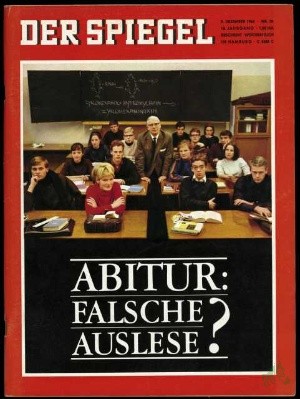 Artikelbild 1 des Artikels “50/1964, Abitur Falsche Auslese? “