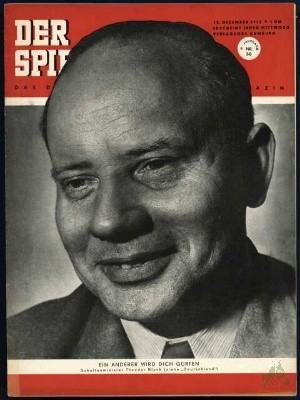 Artikelbild 1 des Artikels “50/1952 EIN ANDERER WIRD DICH GÜRTEN; SCHATTENMINISTER THEODOR BLANK “