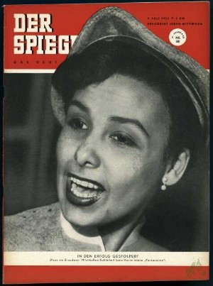 Artikelbild 1 des Artikels “28/1952, IN DEN ERFOLG GESTOLPERT; BLUES AM BROADWAY; MILCHKAFFEESCHÖNHEIT LENA HORNE “