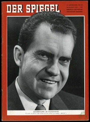 Artikelbild 1 des Artikels “33/1959, GESPRÄCHE IN KUSSNÄHE; EISBRECHER RICHARD NIXON “