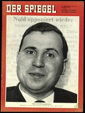 Artikelbild 1 des Artikels “10/1958, DER WESPENMENSCH; OPOSITIONS AKTIONÄR HOLD “