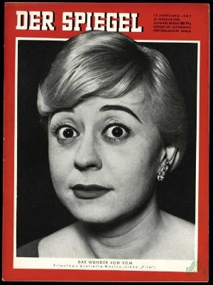 Product image 1 of the product “9/1958, DAS WUNDER VON ROM; FILMCLOWN GIULIETTA MASINO ”