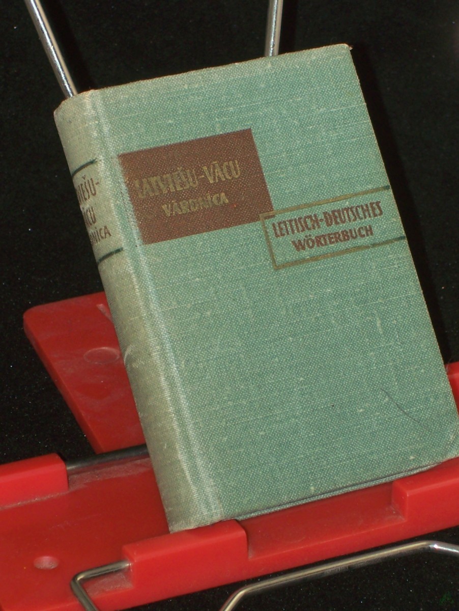 Product image 1 of the product “Lettisches-Deutsch Wörterbuch, Latviesu-vacu vardnica / A. Straube, 7000 Stichwörter ”