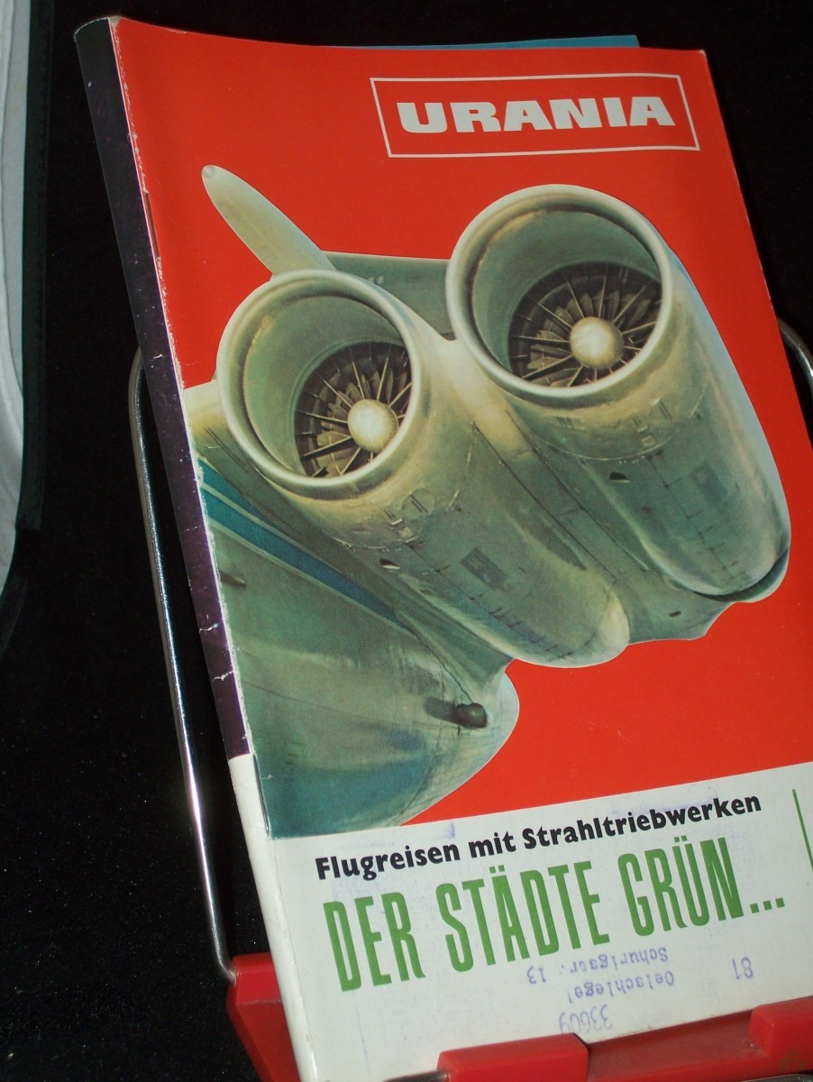 Artikelbild 1 des Artikels “6/1970, Der Städte grün, Flugreisen mit Strahltriebwerken, Dipl.-Ing. C. Meyer Obermedizinalrat Dr. habil W. Muschter Dipl.-Ing. R. Förster Prof. Dr.-Ing. H. Linke A. Heidemann Prof. Dr. H. Ullrich Dipl.-Journ. Elsa Leiß H. Meinhardt Dr. H “