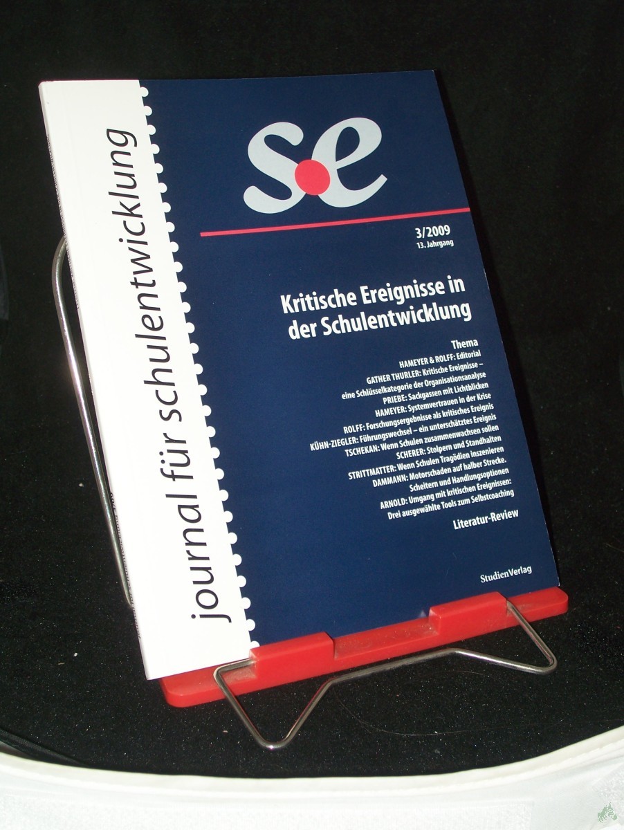 Artikelbild 1 des Artikels “3/2009, Kritische Ereignisse in der Schulentwicklung “