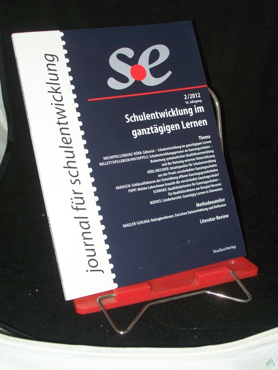 Product image 1 of the product “2/2012, Schulentwicklung im ganztätigen Lernen ”