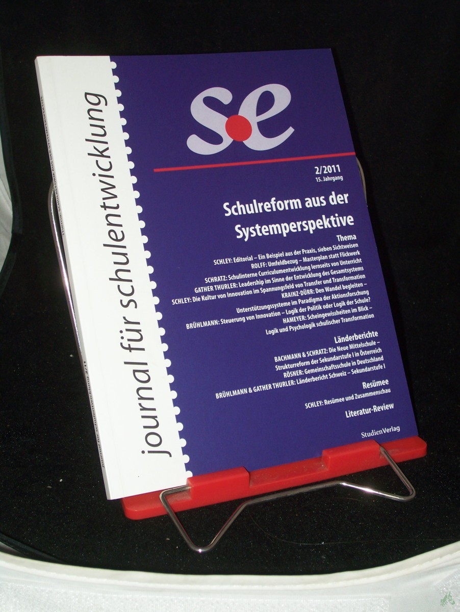 Product image 1 of the product “2/2011, Schulreform aus der Systemperspektive ”