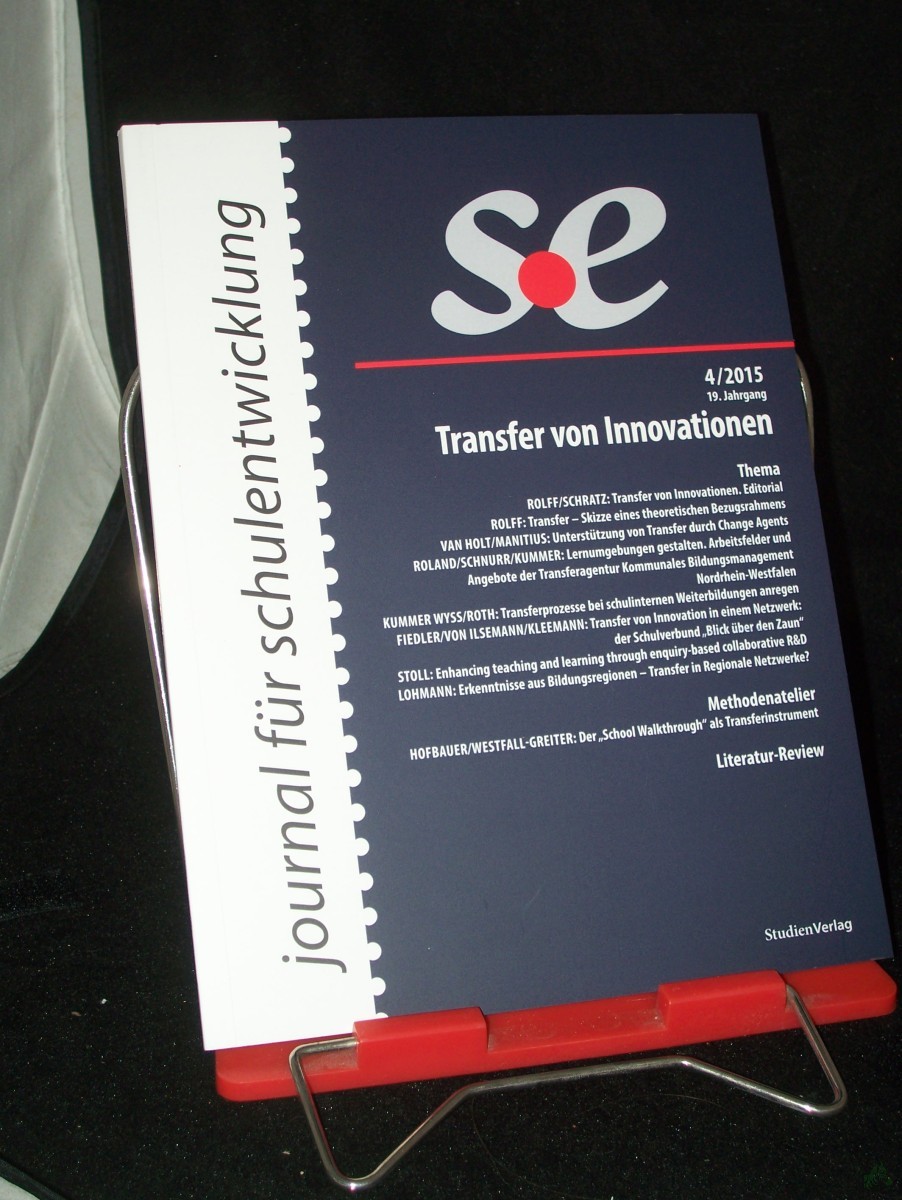 Artikelbild 1 des Artikels “4/2015, Transfer von Innovationen “