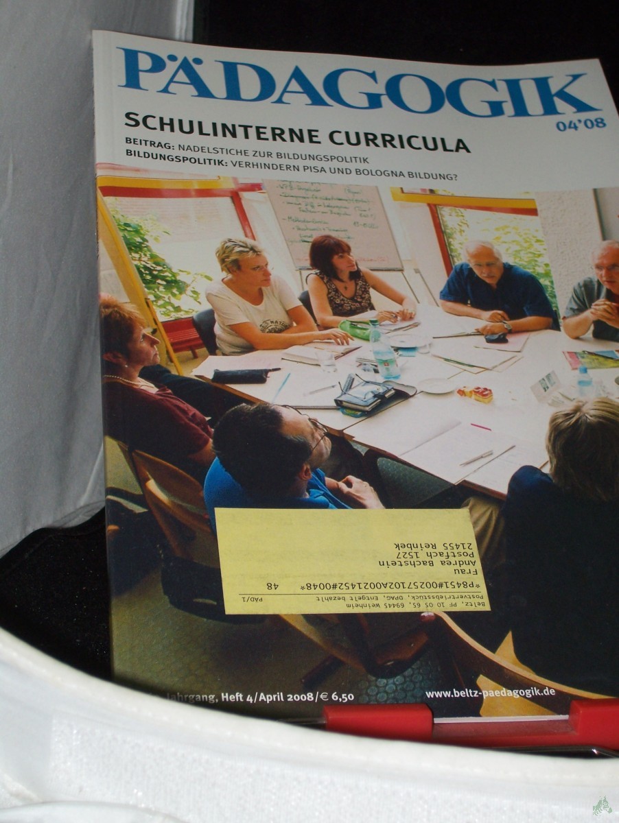 Artikelbild 1 des Artikels “4/2008, Schulinterne Curricula “