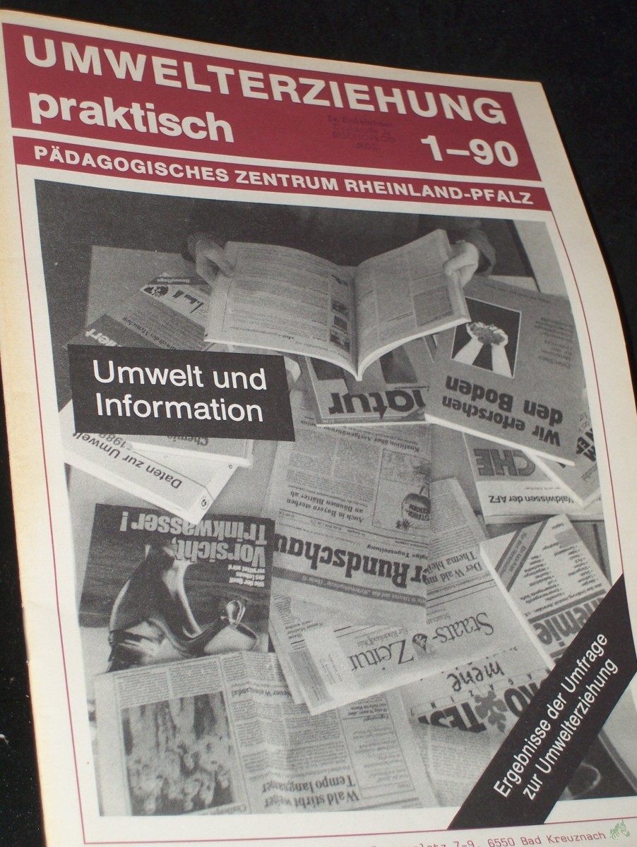 Artikelbild 1 des Artikels “1-90, Umwelt und Information, 1990 “