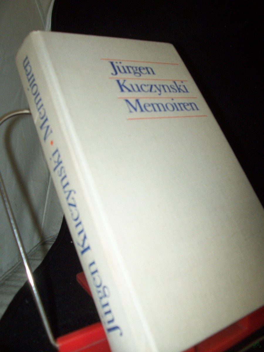 Artikelbild 1 des Artikels “Memoiren : d. Erziehung d. J. K. zum Kommunisten u. Wissenschaftler / Jürgen Kuczynski “
