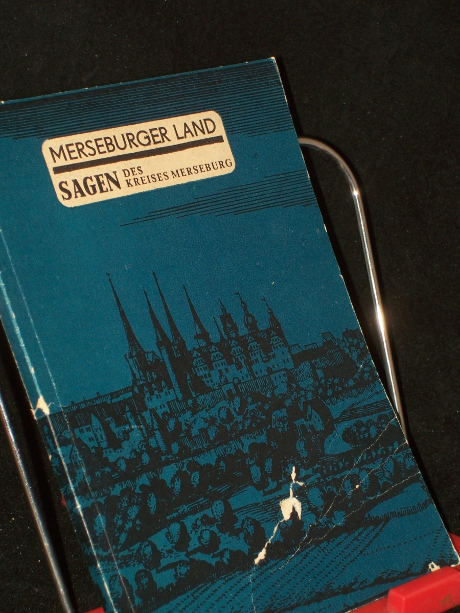Artikelbild 1 des Artikels “Die Sagen des Kreises Meseburg / Walter Saal. [Mit Scherenschnitten versehen von Marielies Riebesel. Hrsg.: Rat d. Kreises Merseburg, Abt. Kultur] “